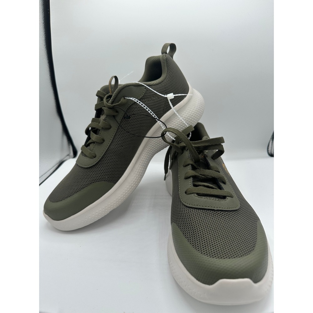 Skechers Arch Comfort Olive Mesh Memory Foam Walking Shoes 10.5 Mens 255149R